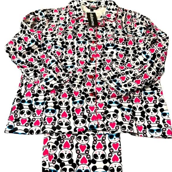 FOLLOW ME ⭐️  flannel pajama set - Picture 1 of 5